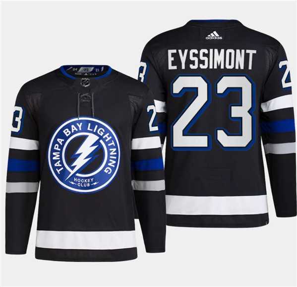 Men%27s Tampa Bay Lightning #23 Michael Eyssimont Black 2024 Stadium Series Stitched Jersey Dzhi->tampa bay lightning->NHL Jersey
